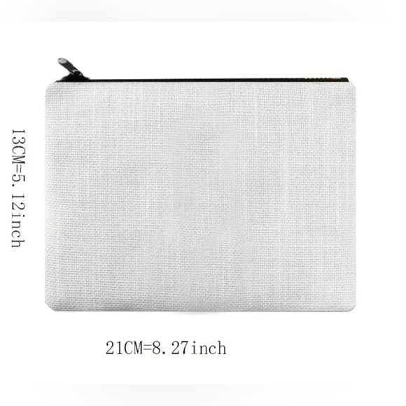 Funny Quote Carry-All Pouch Zipper Bag Storage,Cosmetic, Canvas, Pencil - Picture 3 of 3